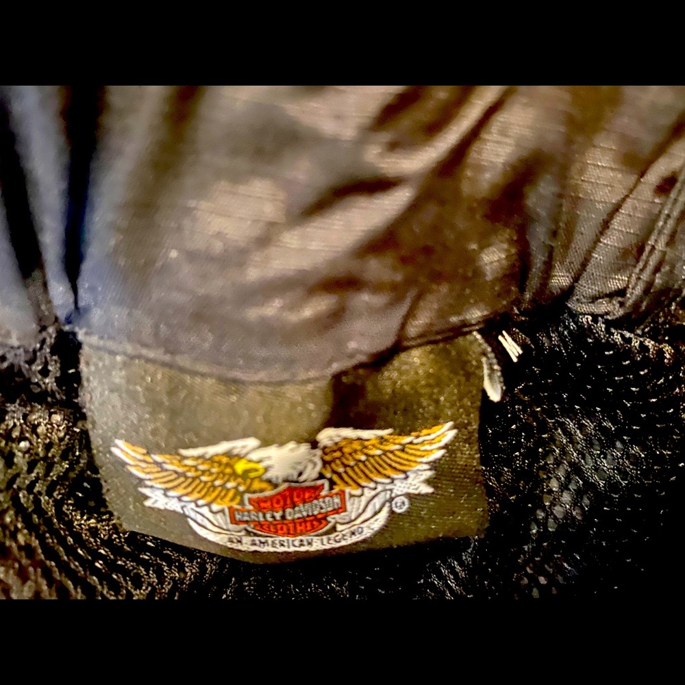 Harley-Davidson motorcycle rain pants.